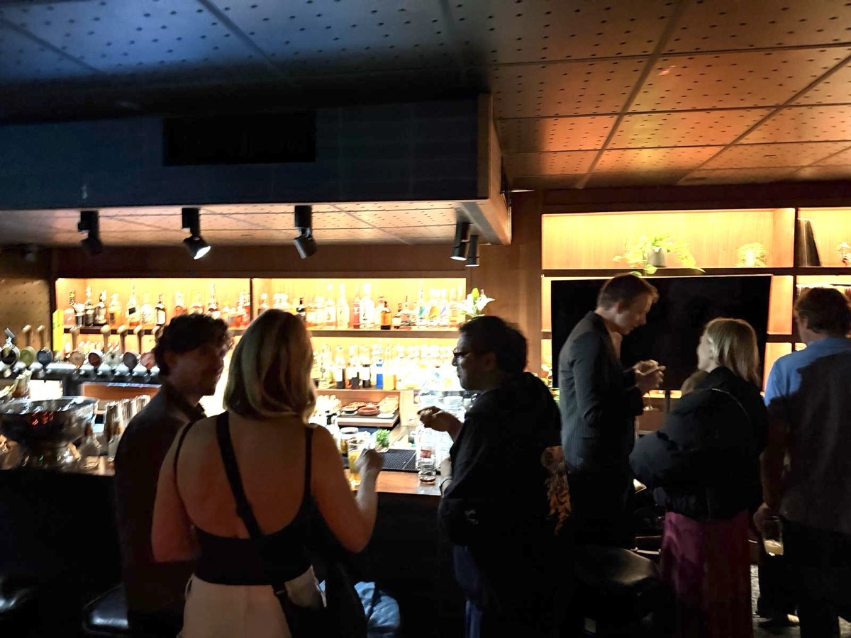 Networking at the bar